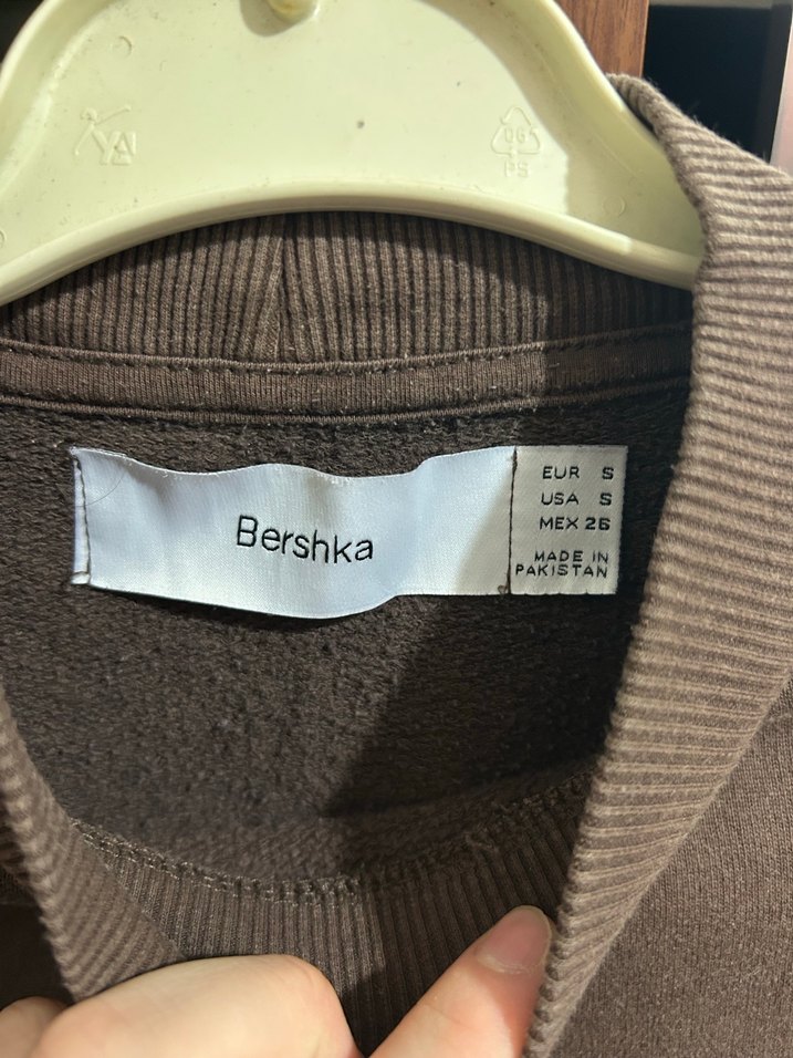 Kadın Kahverengi Bisiklet Yaka Sweatshirt - Görsel 3