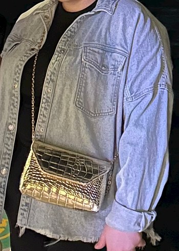 Mavi kot gömlek ceket - Görsel 3