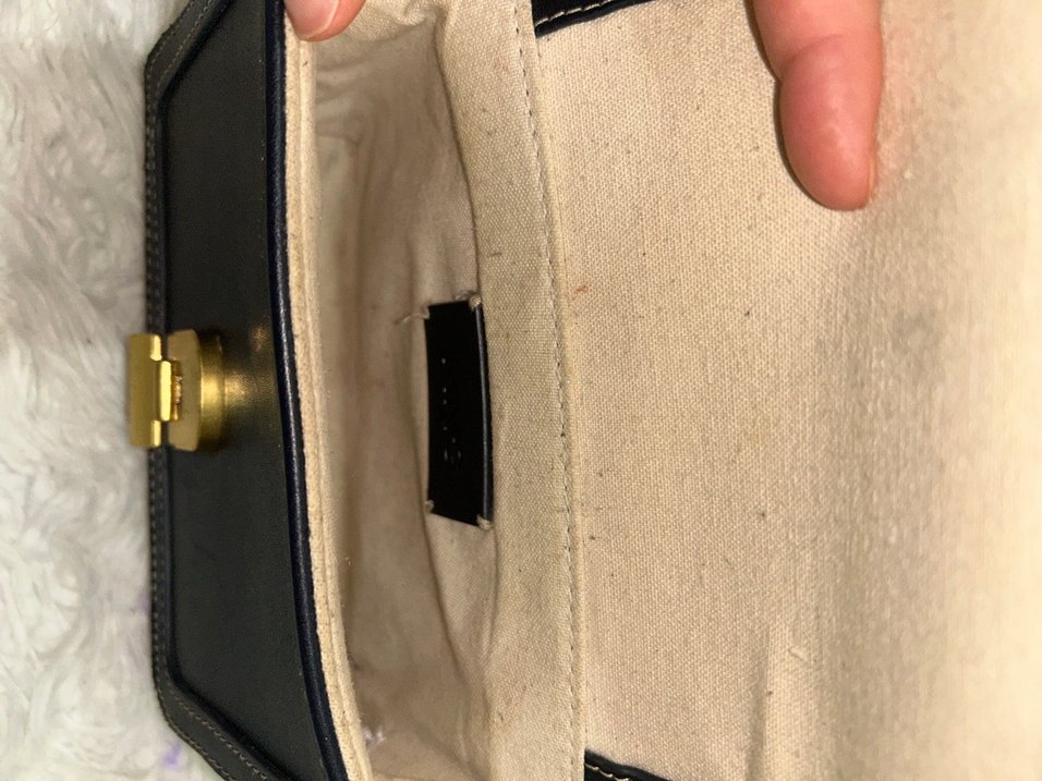 Mango lacivert askılı çanta - Görsel 4