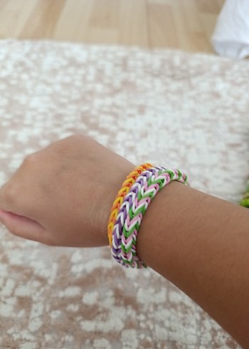 lastikten yapılmış bileklik - Görsel 4