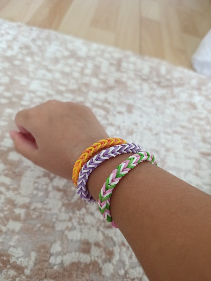 lastikten yapılmış bileklik - Görsel 5