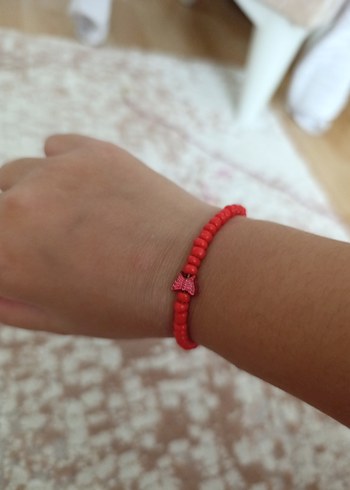 Renkli Boncuklu  Kadın ve çocuk  Bileklik - Görsel 5