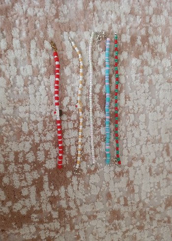 Renkli Boncuklu halhal - Görsel 2