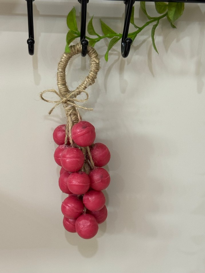 Üzüm Salkımı Görünümlü Kırmızı Sabun - Görsel 3