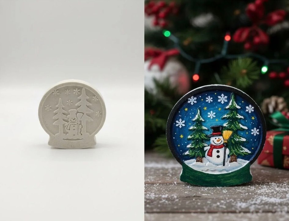 Renkli Yılbaşı Ağacı Mum Seti boyama seti - Görsel 3