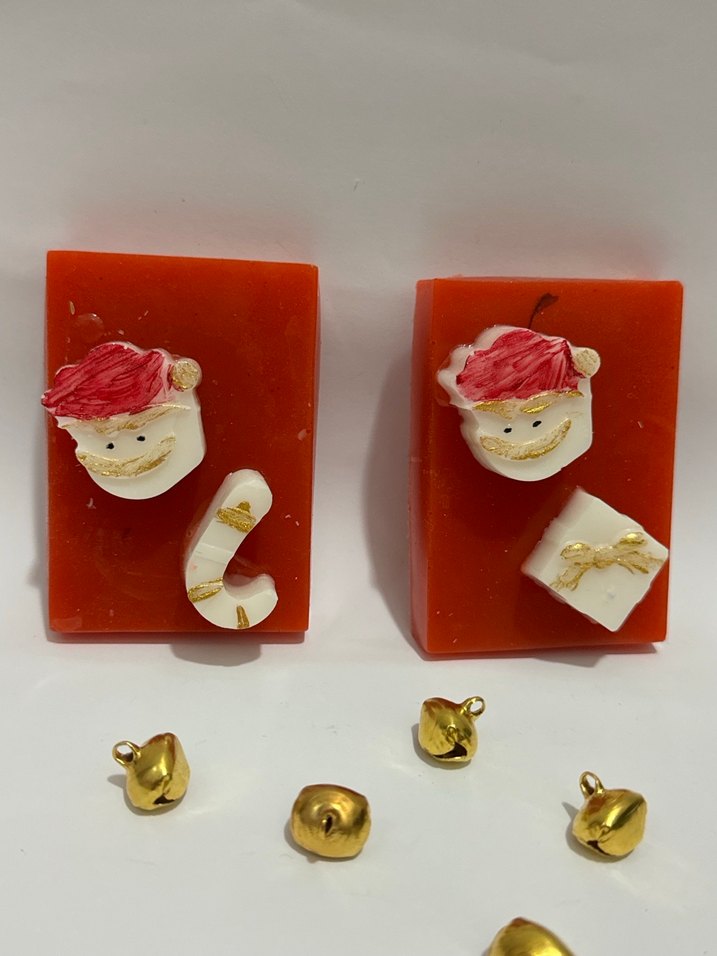 Noel Temalı Kırmızı Sabun Seti - Görsel 2