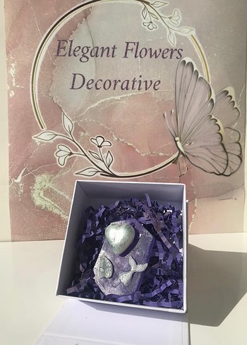 Çiçek Desenli Dekoratif Sabun - Görsel 2