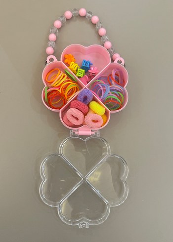 Renkli Lastikli Çocuk Saç Aksesuar Seti - Görsel 2