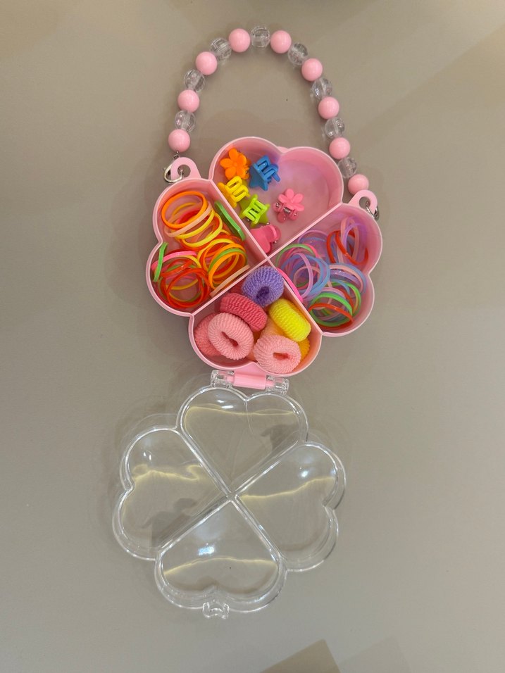 Renkli Lastikli Çocuk Saç Aksesuar Seti - Görsel 3