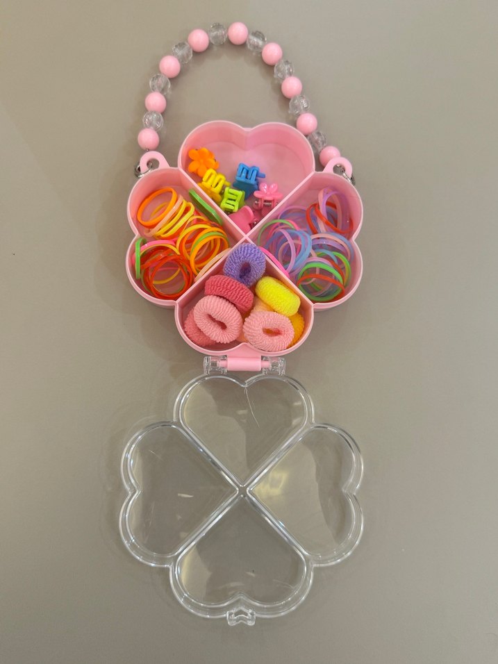 Renkli Lastikli Çocuk Saç Aksesuar Seti - Görsel 2