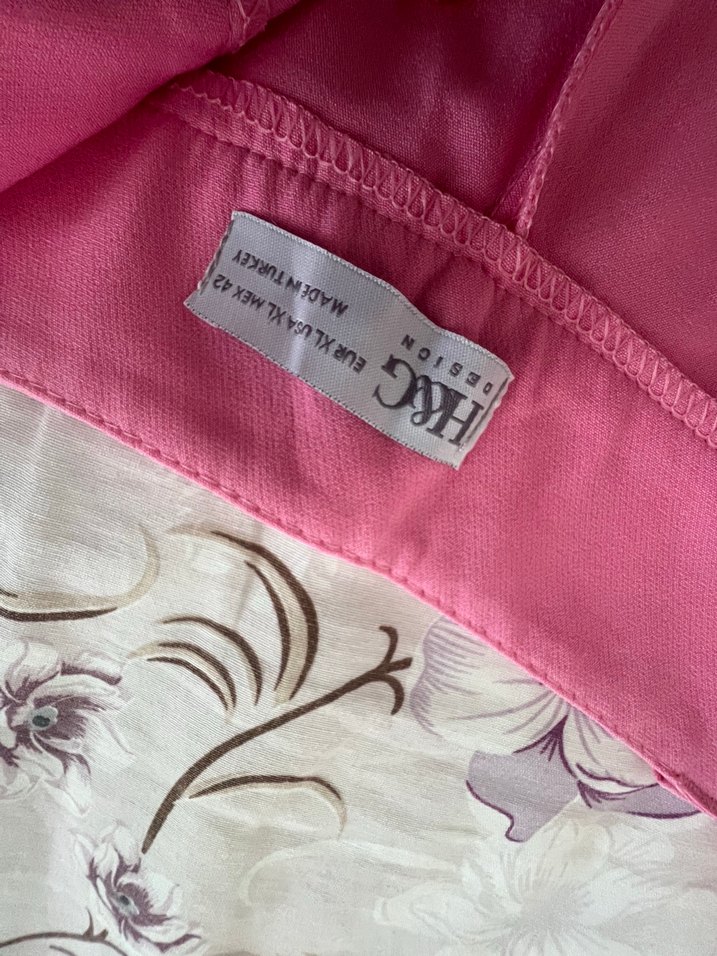 Pembe Pilili Midi Kadın Kumaş Pantolon - Görsel 3