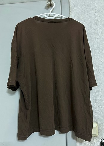 Rock Punk Tarzı Baskılı Kahverengi Tişört - Görsel 3