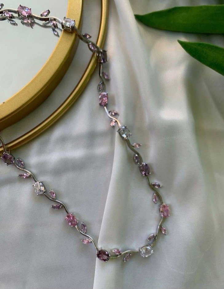 Aesthetic lale taşlı bileklik coquette - Görsel 2