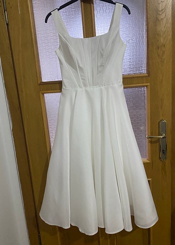 Beyaz nikah elbisesi - Görsel 2