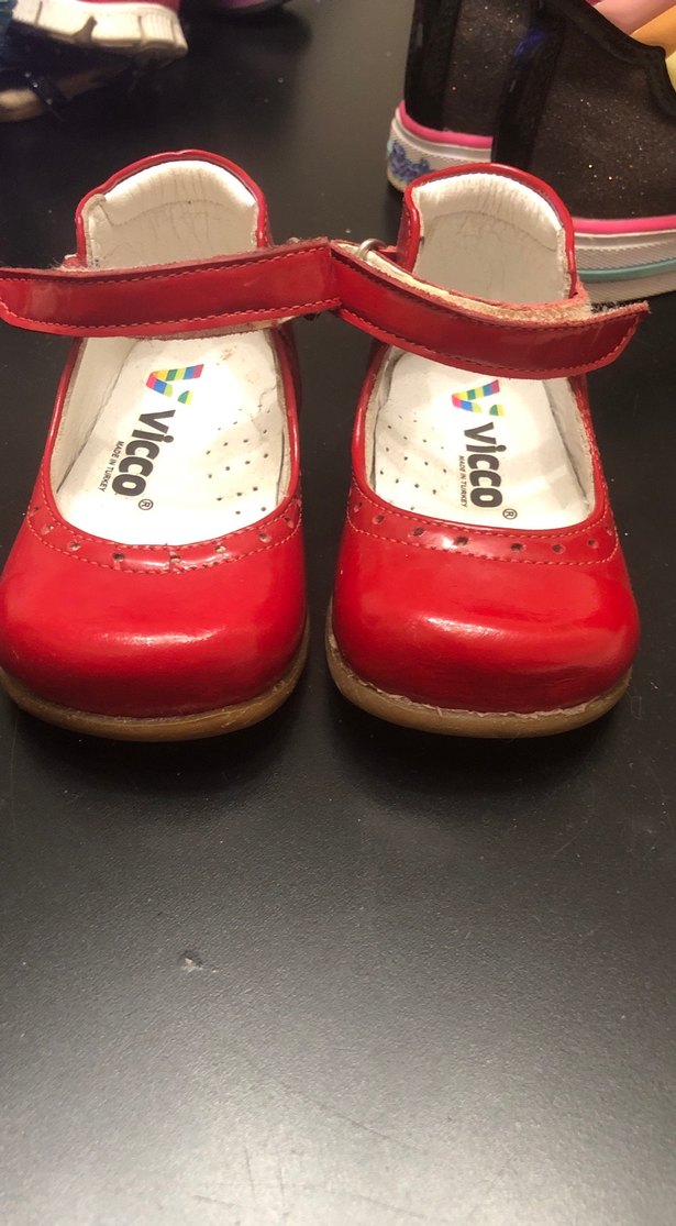 Kız Çocuk Kırmızı İlk Adım Ayakkabı - Görsel 4