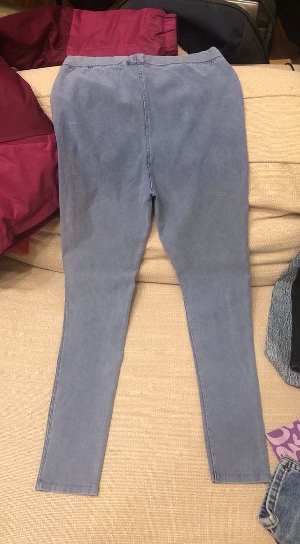 Kız Çocuk Kot Görünümlü Tayt - Görsel 3