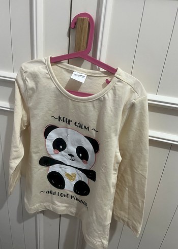 Kız Çocuk Uzun Kollu Pamuklu Pijama Takımı - Görsel 2