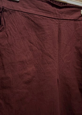 Kiremit Keten Kadın Pantolon - Görsel 2