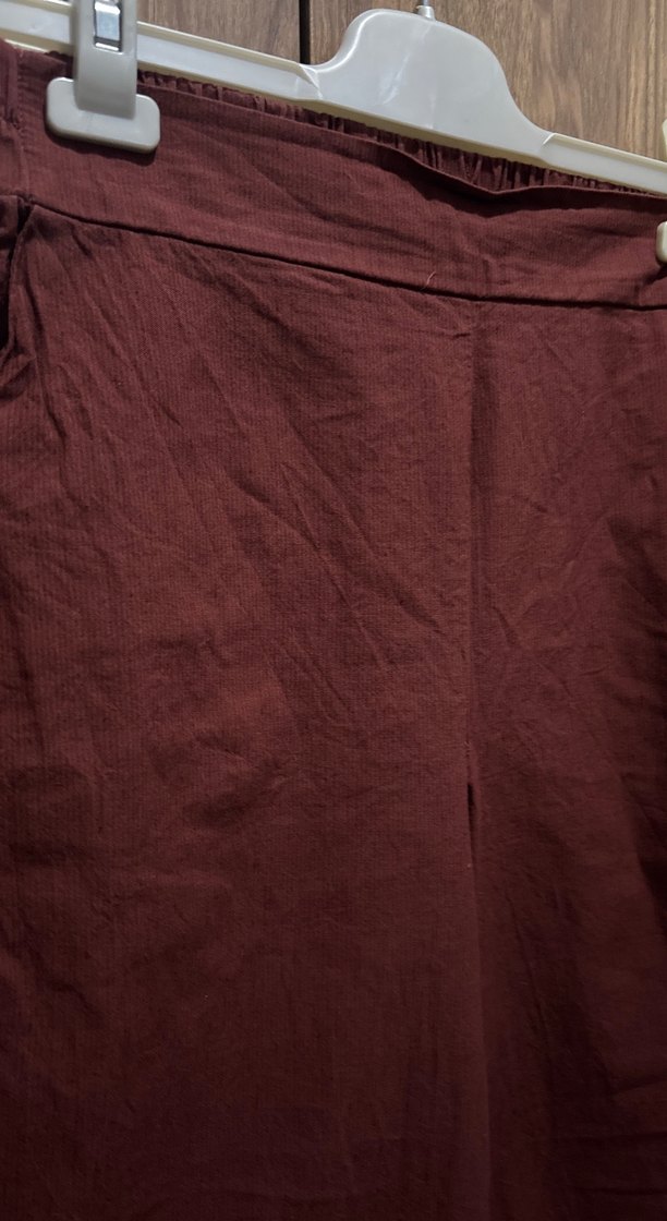 Kiremit Keten Kadın Pantolon - Görsel 2