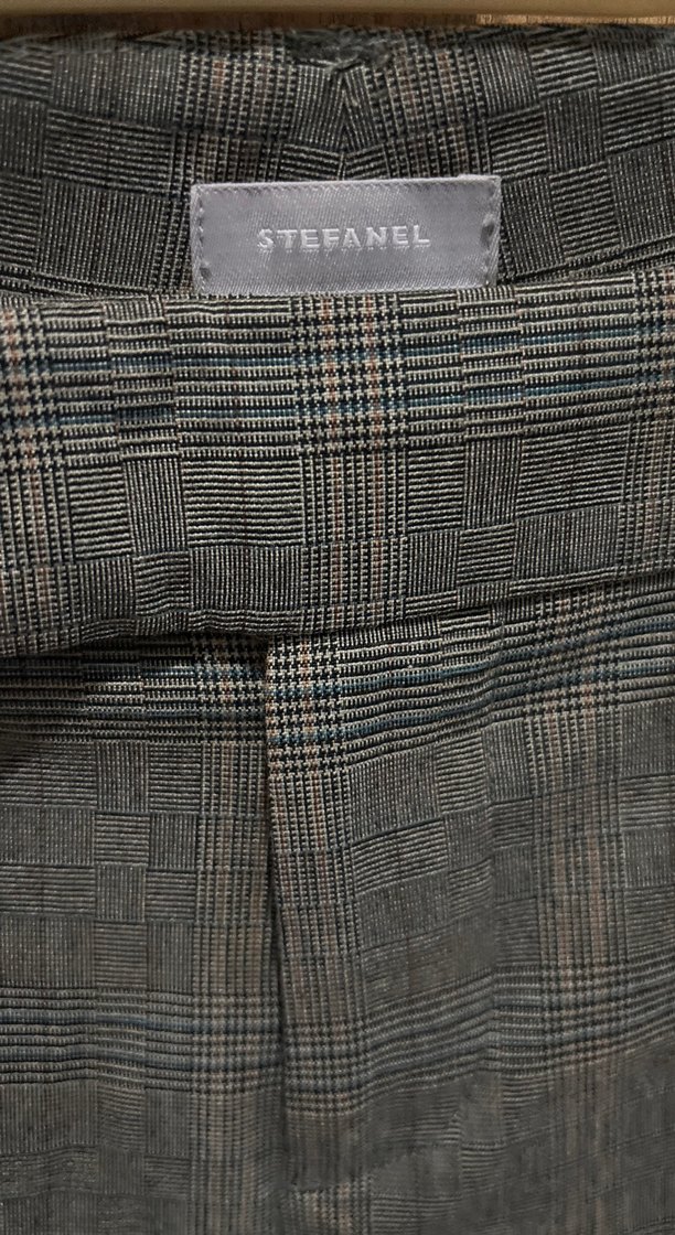 Stefanel marka vucuda oturan kumas pantolon - Görsel 4