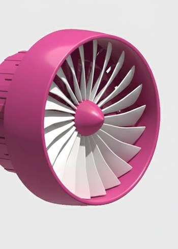 Beyaz ve Gri Araç Havalandırma Fanı - Görsel 5