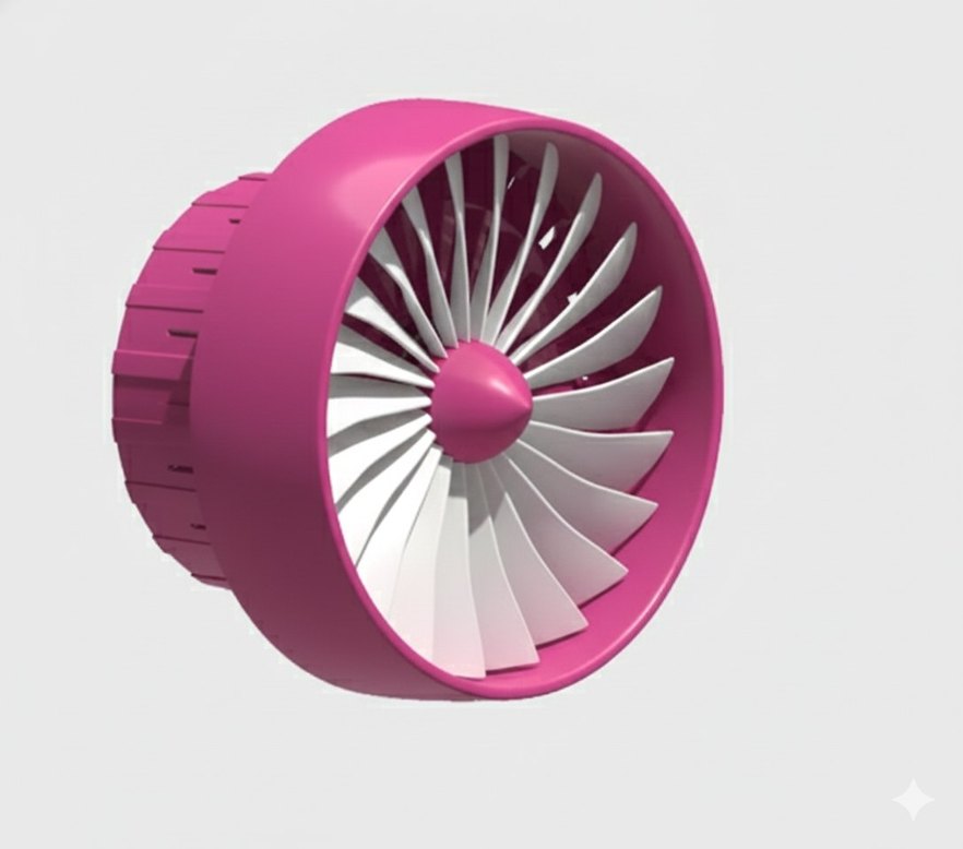 Beyaz ve Gri Araç Havalandırma Fanı - Görsel 5