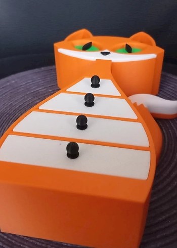 Turuncu Tilki Tasarımlı Takı Kutusu - Görsel 4