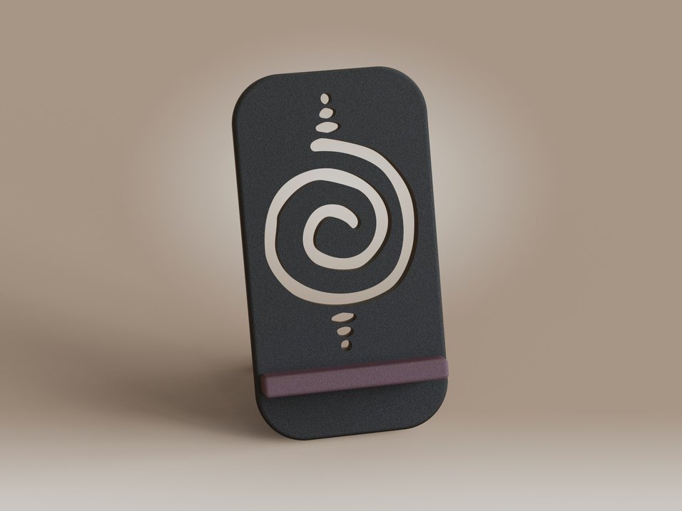 Siyah Telefon Tutucu - Görsel 3