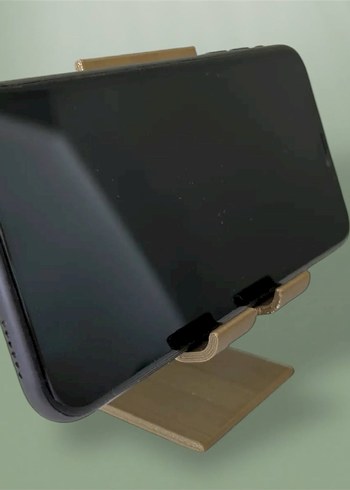 Beyaz Telefon Standı Apple Logo Detaylı - Görsel 3