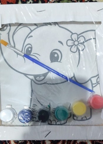 Renkli Çocuk Yapbozu - Ayı ve Çiçek - Görsel 6