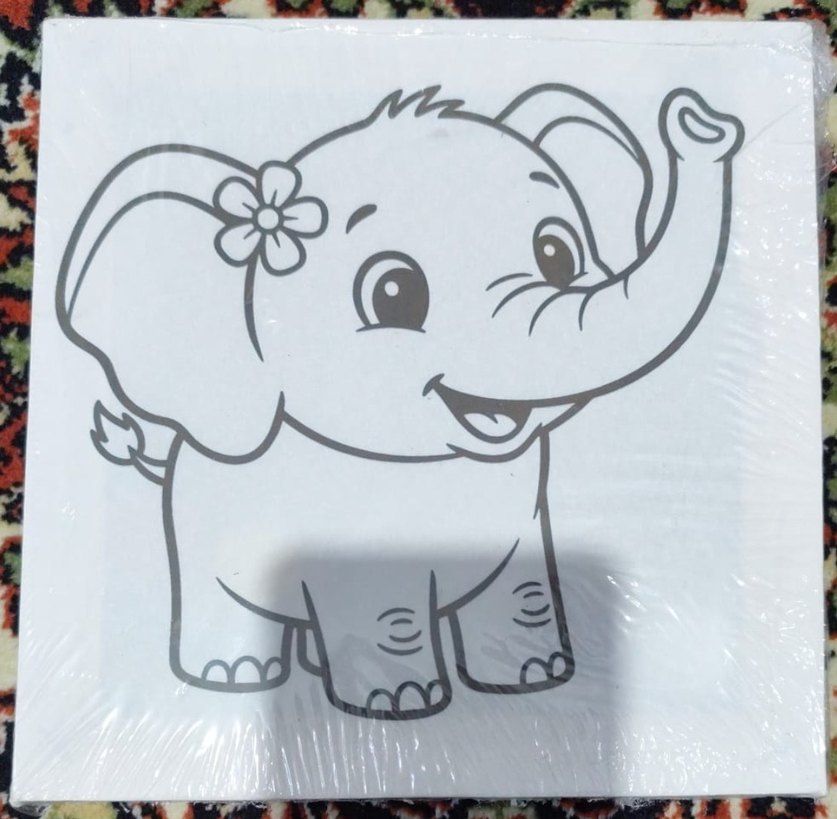 Renkli Çocuk Yapbozu - Ayı ve Çiçek - Görsel 2