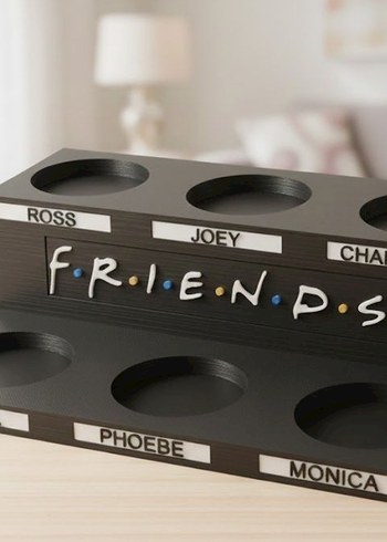 F.R.I.E.N.D.S Temalı Siyah figür Organizeri - Görsel 2
