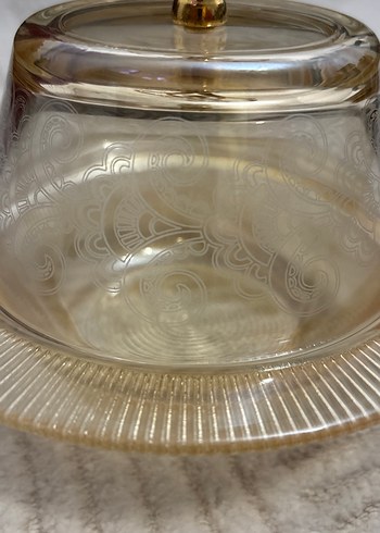 Altın Renkli İşlemeli şekerlik lokumluk - Görsel 2