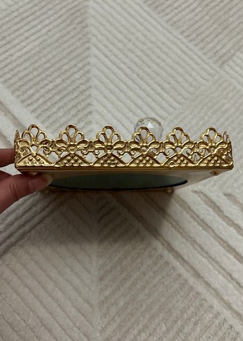 Altın Renkli Mini peçetelik - Görsel 2