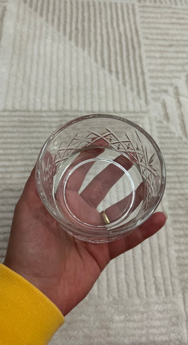 Keskin Desenli Küçük Cam Kase - Görsel 2