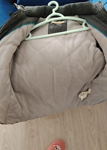 Erkek Çocuk Gri Düğmeli Street Wear Mont - Görsel 4