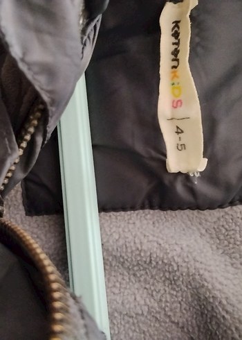 Erkek Çocuk Gri Düğmeli Street Wear Mont - Görsel 3