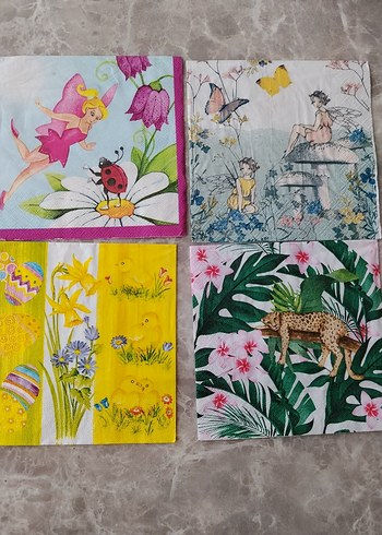 32 adet koleksiyon parti sunum özel gün peçeteleri - Görsel 6