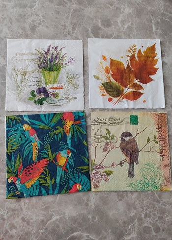 32 adet koleksiyon parti sunum özel gün peçeteleri - Görsel 4