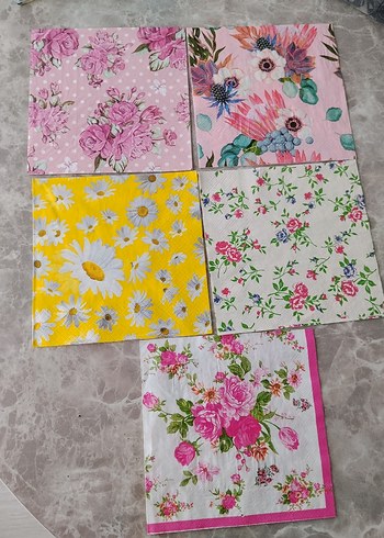 32 adet koleksiyon parti sunum özel gün peçeteleri - Görsel 3