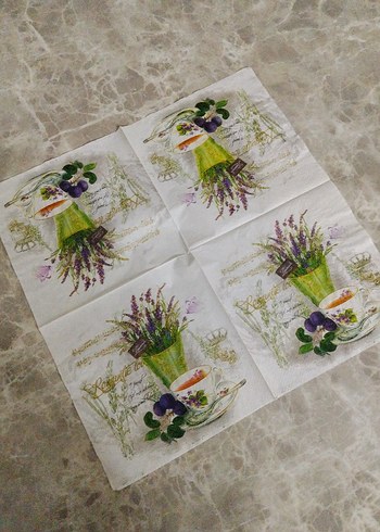 hobi dekopaj ve koleksiyonlarınız için kağıt peçete - Görsel 5