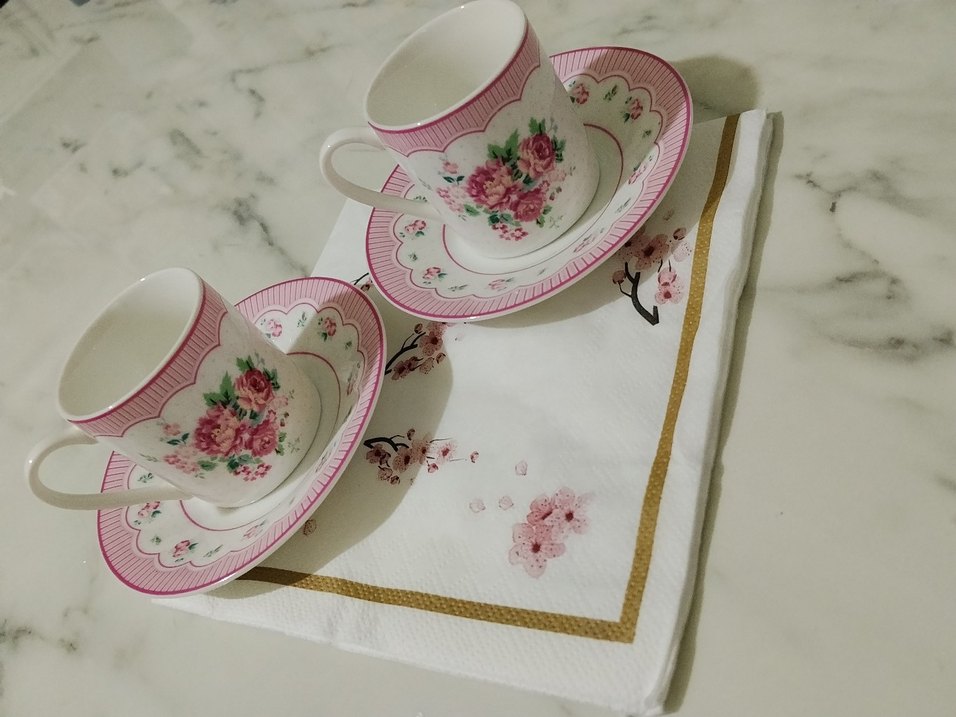 English home 2 kişilik kahve fincanı - Görsel 2