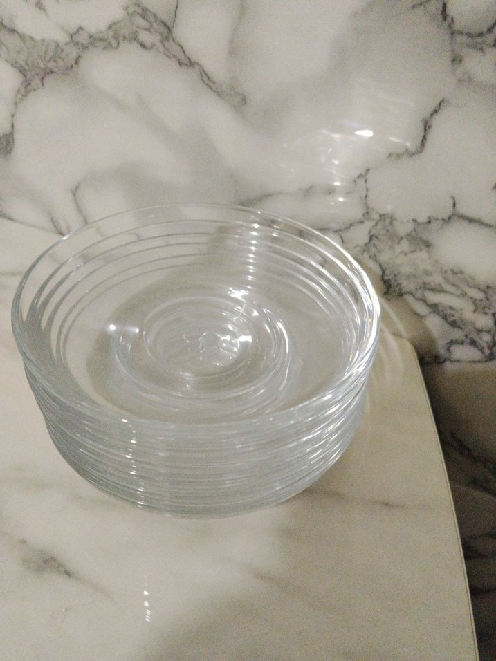 6'lı Beyaz Çay Tabağı Seti - Görsel 2