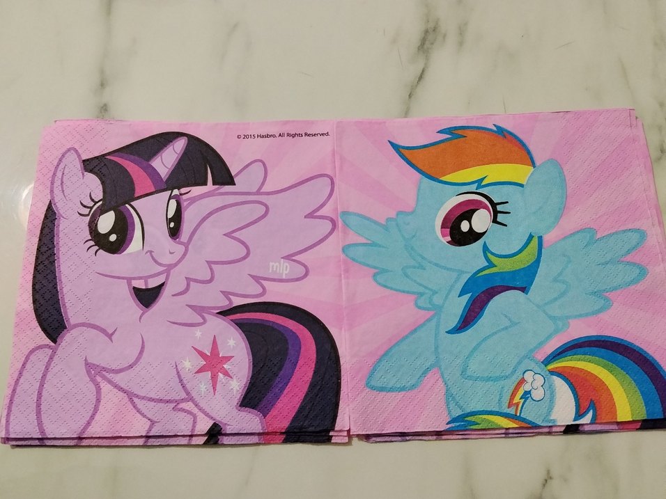 My Little Pony parti peçetesi - Görsel 2