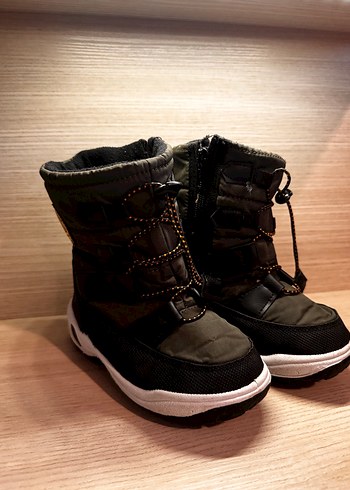 Erkek Çocuk Siyah haki Street Wear Bot - Görsel 2