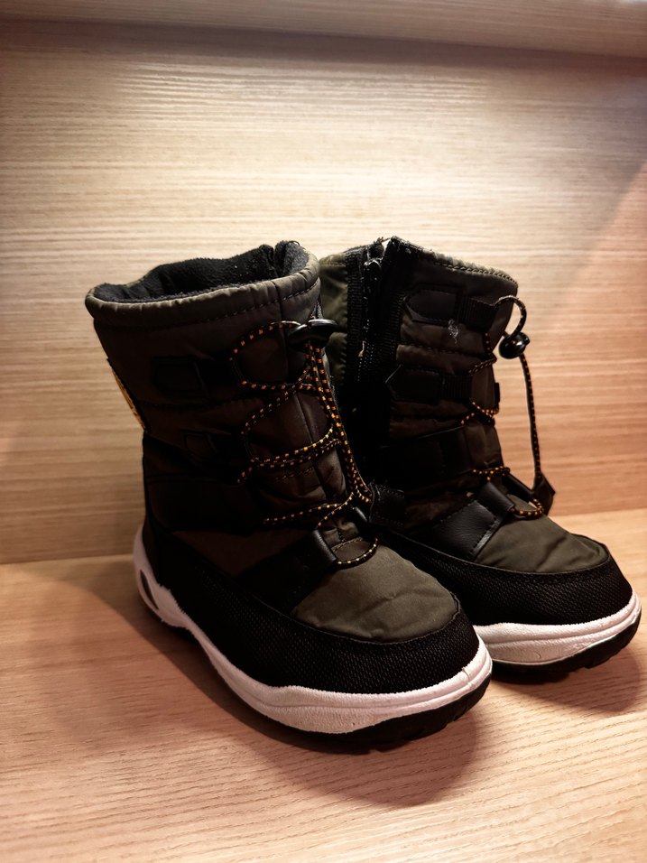 Erkek Çocuk Siyah haki Street Wear Bot - Görsel 2