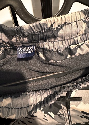 Erkek Çocuk Gri Kamuflaj Outdoor Eşofman Altı - Görsel 2