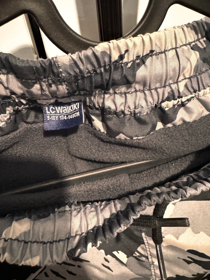 Erkek Çocuk Gri Kamuflaj Outdoor Eşofman Altı - Görsel 2