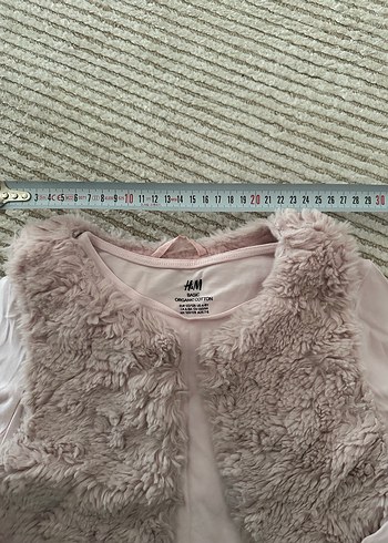 2 li yelek takım 7-8 yaş Kız Çocuk pembe  Kürk yelek ile - Görsel 3