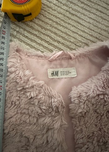 2 li yelek takım 7-8 yaş Kız Çocuk pembe  Kürk yelek ile - Görsel 2